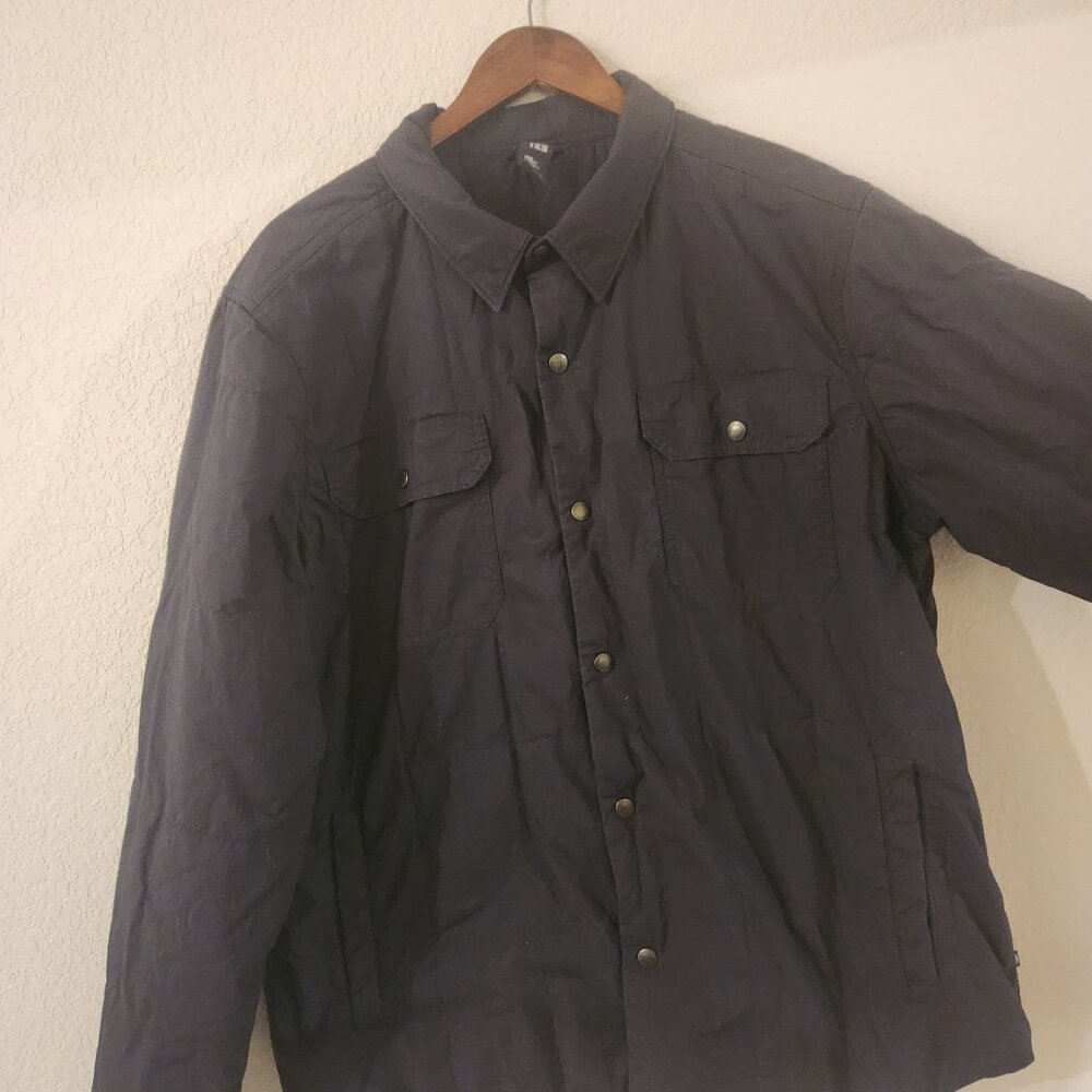 mens mountain hardwear xl black shirt jacket